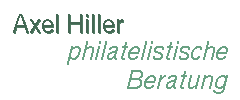 Axel Hiller - philatelistische Beratung